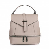 Rucsac dama din piele naturala DiAmanti Enna Rose Taupe